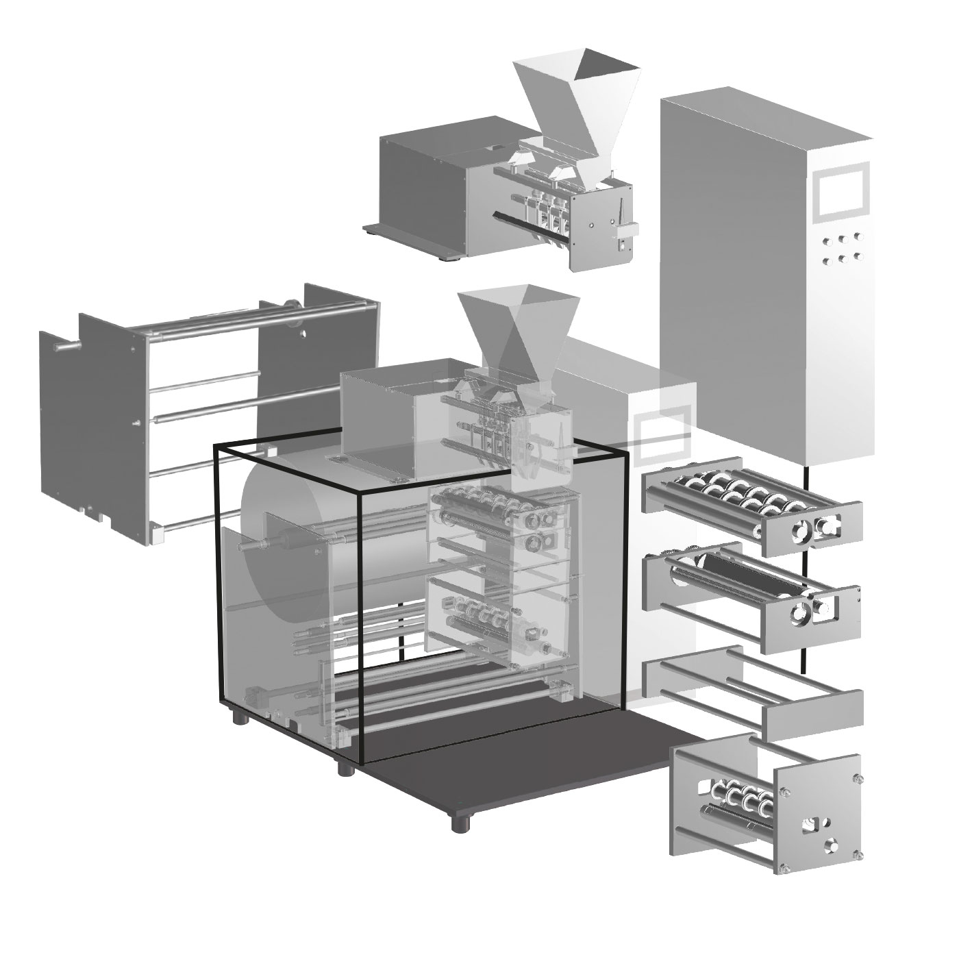 Four side seal sachet machine Tornado EVO